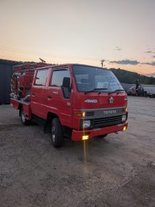 Command Attention! 1993 Toyota Hiace Fire Truck 4WD — Only 6K Miles!