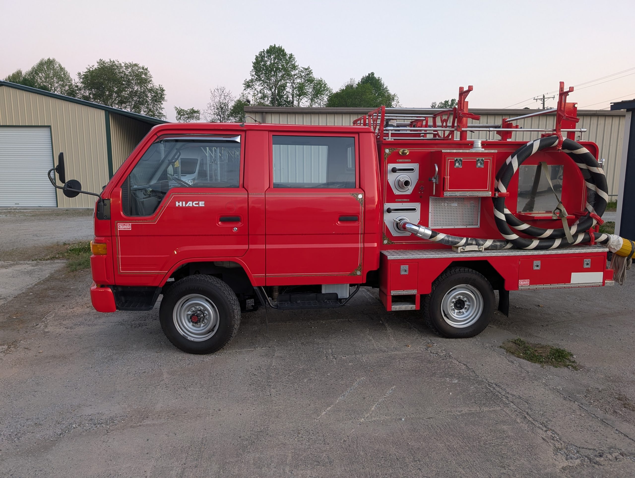 
								Command Attention! 1993 Toyota Hiace Fire Truck 4WD — Only 6K Miles! full									