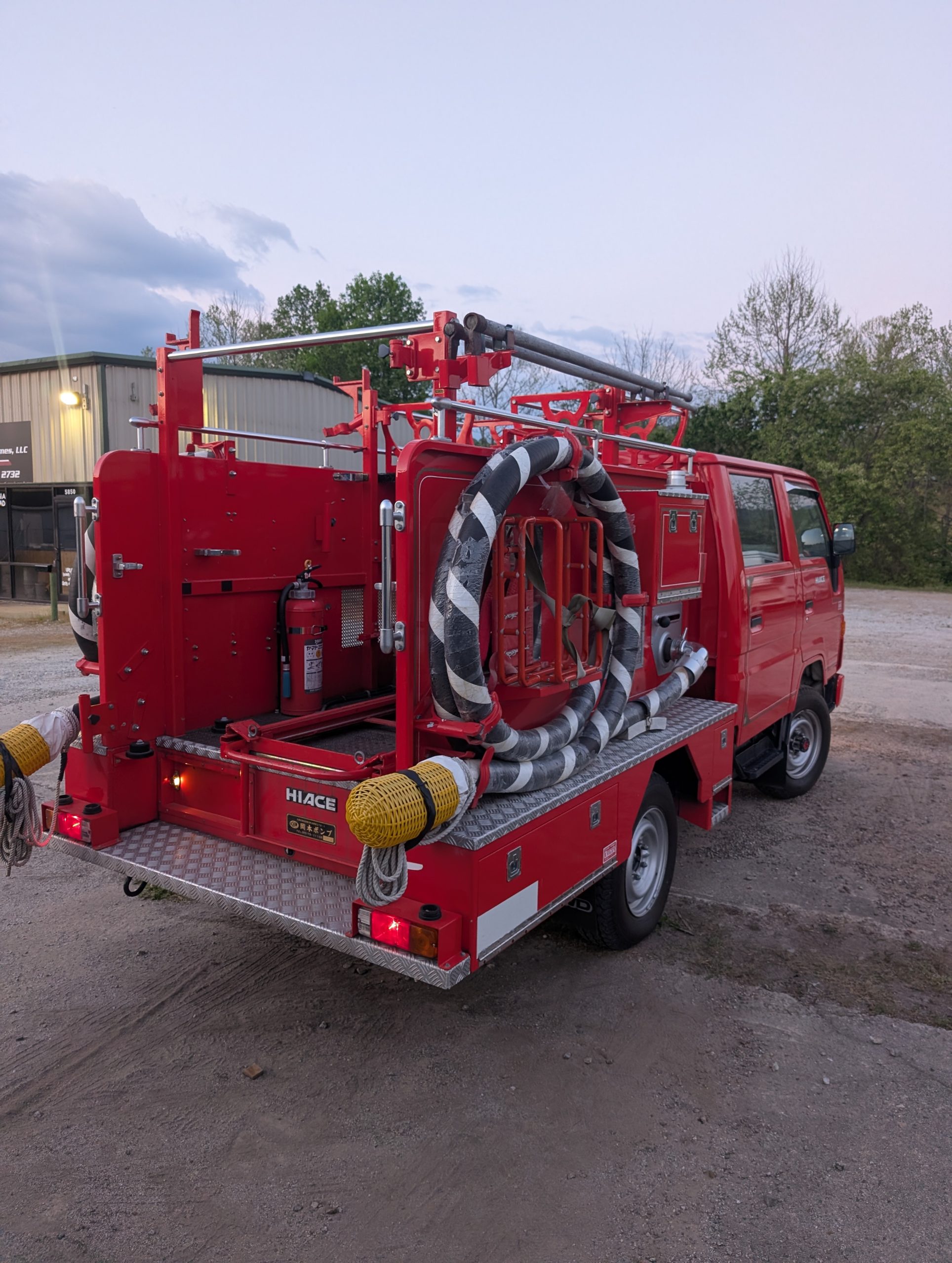 
								Command Attention! 1993 Toyota Hiace Fire Truck 4WD — Only 6K Miles! full									
