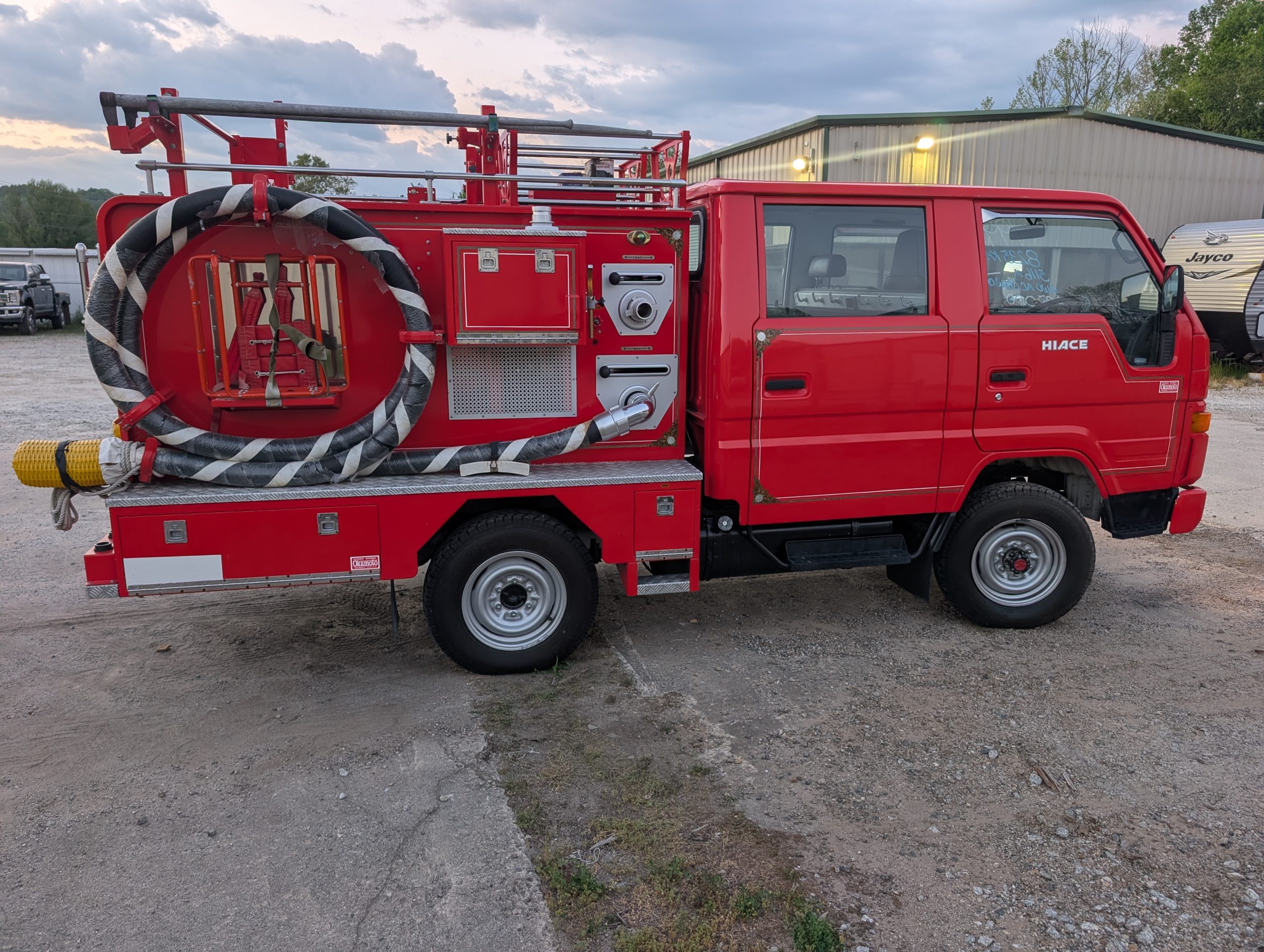 
								Command Attention! 1993 Toyota Hiace Fire Truck 4WD — Only 6K Miles! full									