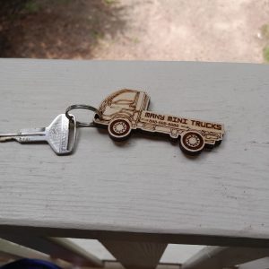 Many Mini Trucks Keychain